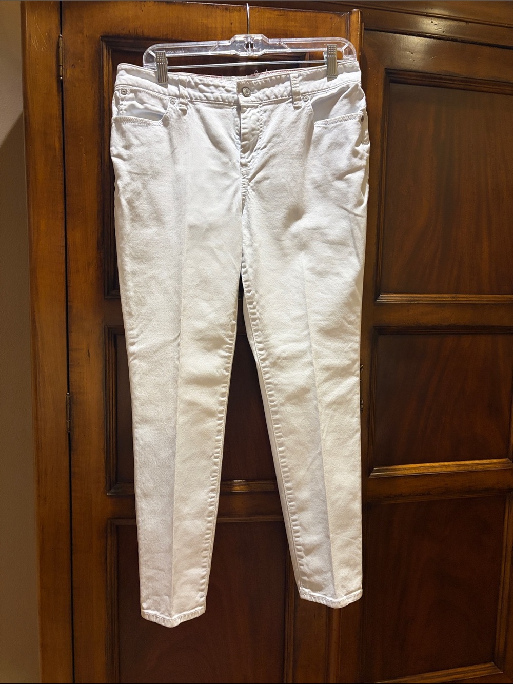 Women's White Slim Jeans
